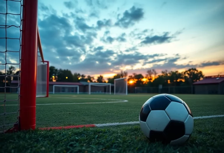 Soccer field at Desert Mirage High School