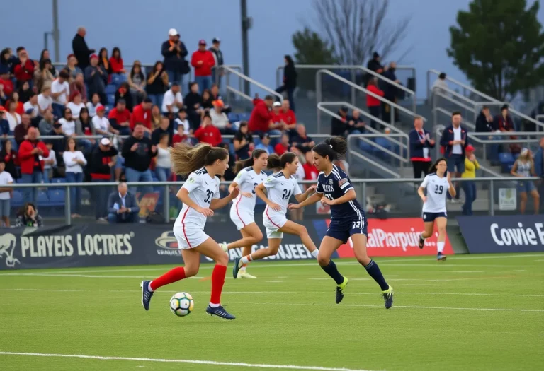 High school soccer players competing in El Paso playoffs