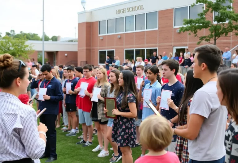 Celebration of academic excellence at Indio High School