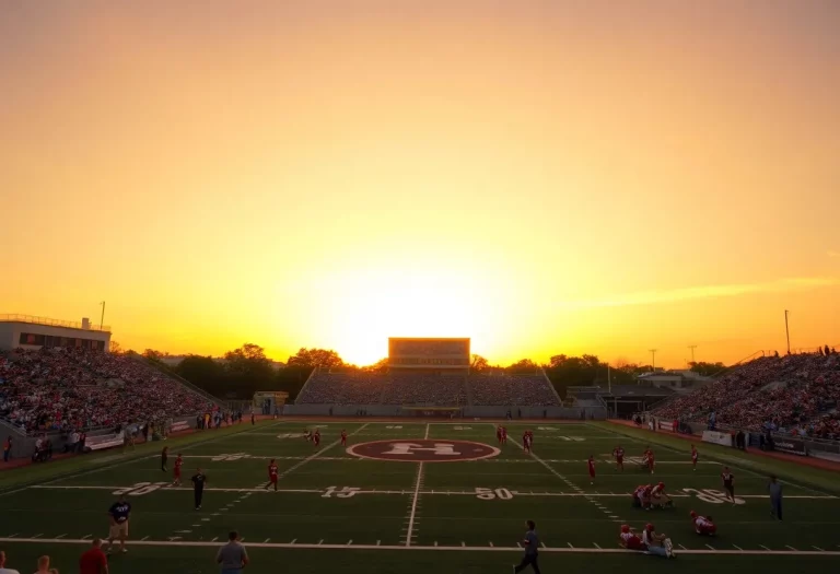 Tribute to Kenneth Hall - High school football field