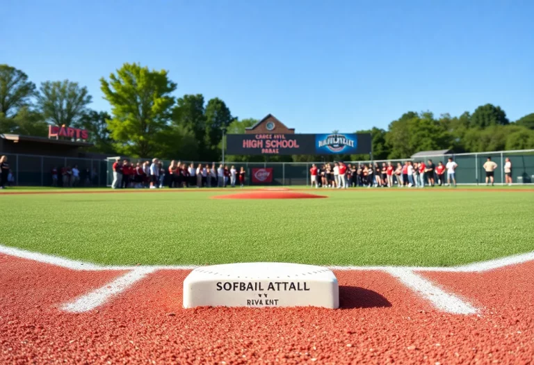 Softball field ready for the 2025 season with teams preparing